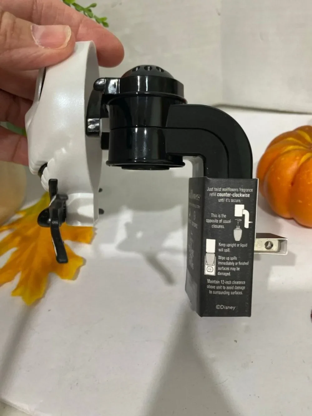 Jack Skellington Scent Control Nightlight Wallflower Plug Halloween BBW